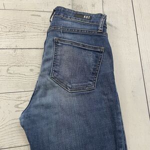 Kut from the Kloth Women's Size 0 Blue Toothpick Skinny Stretch Denim Jeans